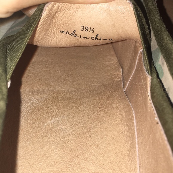 Joie camouflage Slip On Sneaker Sz: 39.5 - New - Picture 7 of 7